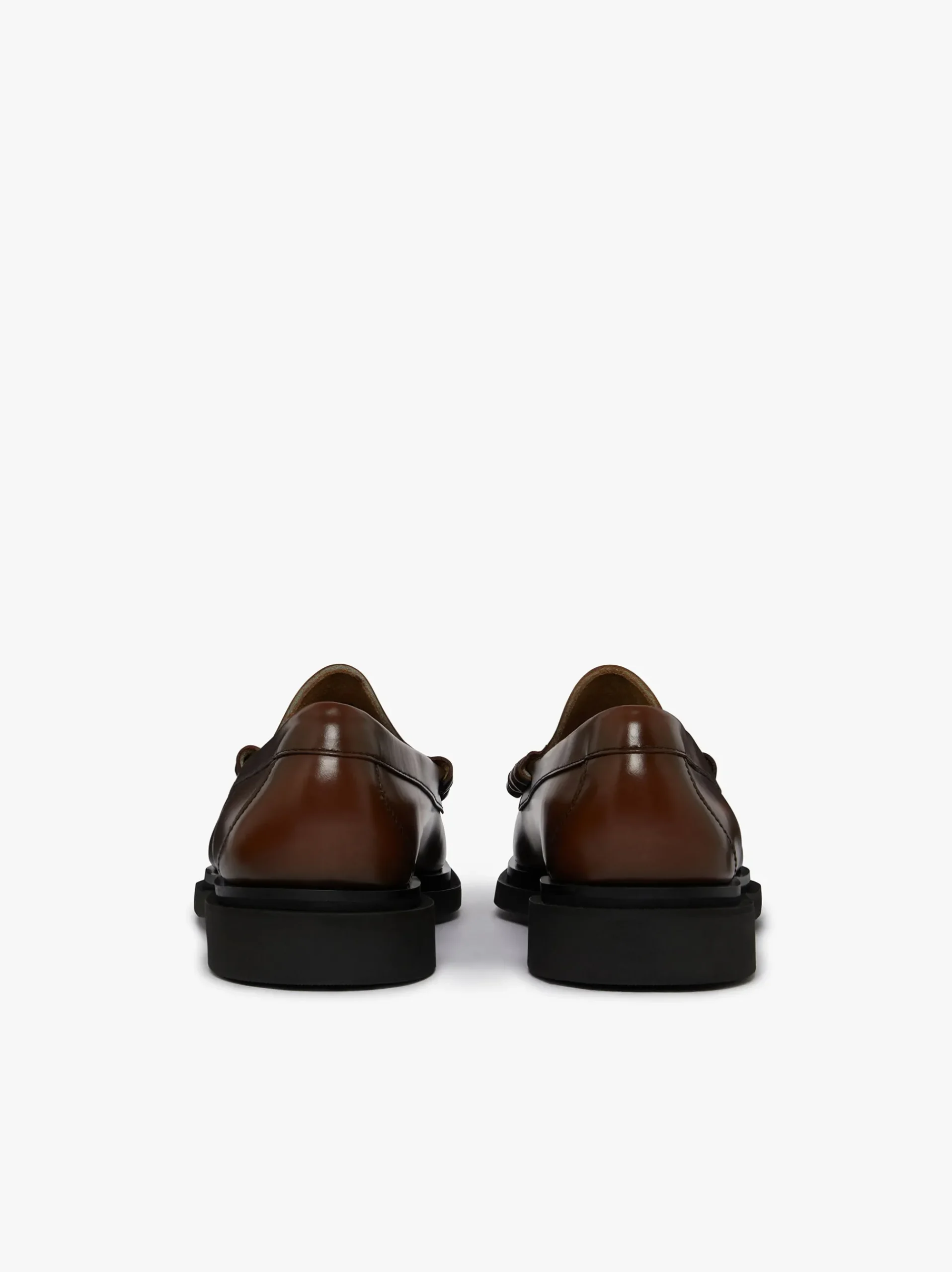 G.H.BASS Weejuns Larson Step Penny Loafers Mid brown leather