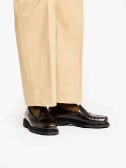 Discount G.H.BASS Weejuns Larson Step Penny Loafers Chocolate leather