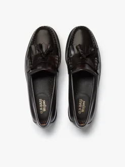 Hot G.H.BASS Weejuns Layton II Kiltie Loafers leather Chocolate