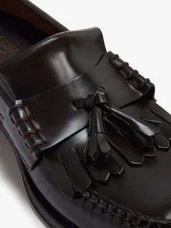 Hot G.H.BASS Weejuns Layton II Kiltie Loafers leather Chocolate