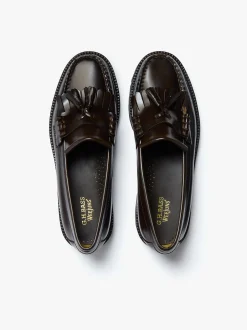 G.H.BASS Weejuns Layton II Kiltie Lug Loafers leather Chocolate