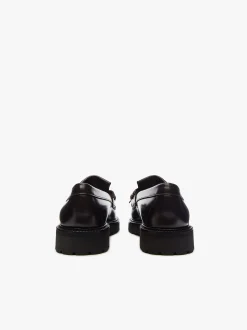 G.H.BASS Weejuns Layton II Kiltie Lug Loafers leather Chocolate