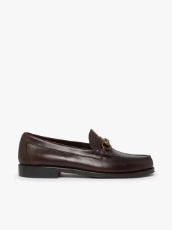 Online G.H.BASS Weejuns Lincoln Penny Loafers pull up leather Chocolate