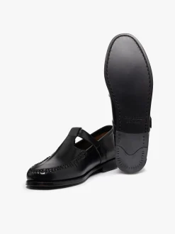 Hot G.H.BASS Weejuns Mary Janes Leather Black