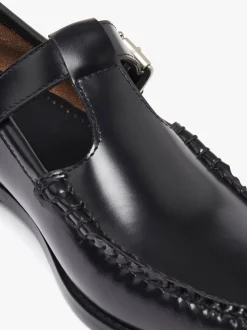 Hot G.H.BASS Weejuns Mary Janes Leather Black