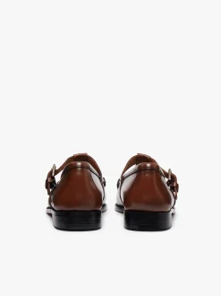 Discount G.H.BASS Weejuns Mary Janes Leather Cognac