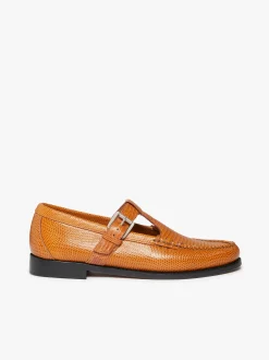 Outlet G.H.BASS Weejuns Mary Janes Leather Whiskey