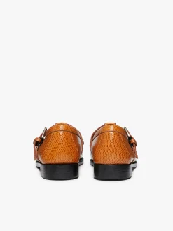 Outlet G.H.BASS Weejuns Mary Janes Leather Whiskey