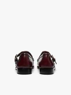 Online G.H.BASS Weejuns Mary Janes Leather Wine