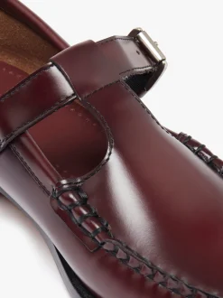 Online G.H.BASS Weejuns Mary Janes Leather Wine