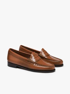 Best G.H.BASS Weejuns Penny Loafers Bombay Brown Leather Dark Brown