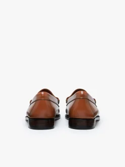 Best G.H.BASS Weejuns Penny Loafers Bombay Brown Leather Dark Brown