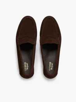 Sale G.H.BASS Weejuns Penny Loafers Chocolate suede
