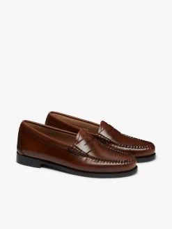 Online G.H.BASS Weejuns Penny Loafers Leather Cognac