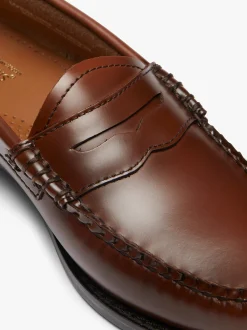 Online G.H.BASS Weejuns Penny Loafers Leather Cognac
