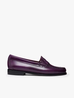 Outlet G.H.BASS Weejuns Penny Loafers Leather Purple