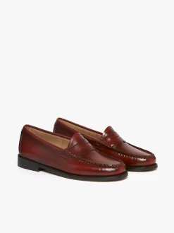 Discount G.H.BASS Weejuns Penny Loafers Leather Smoke Paprika