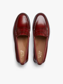 Discount G.H.BASS Weejuns Penny Loafers Leather Smoke Paprika