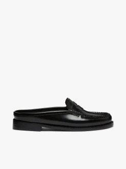 G.H.BASS Weejuns Penny Slides Leather Black