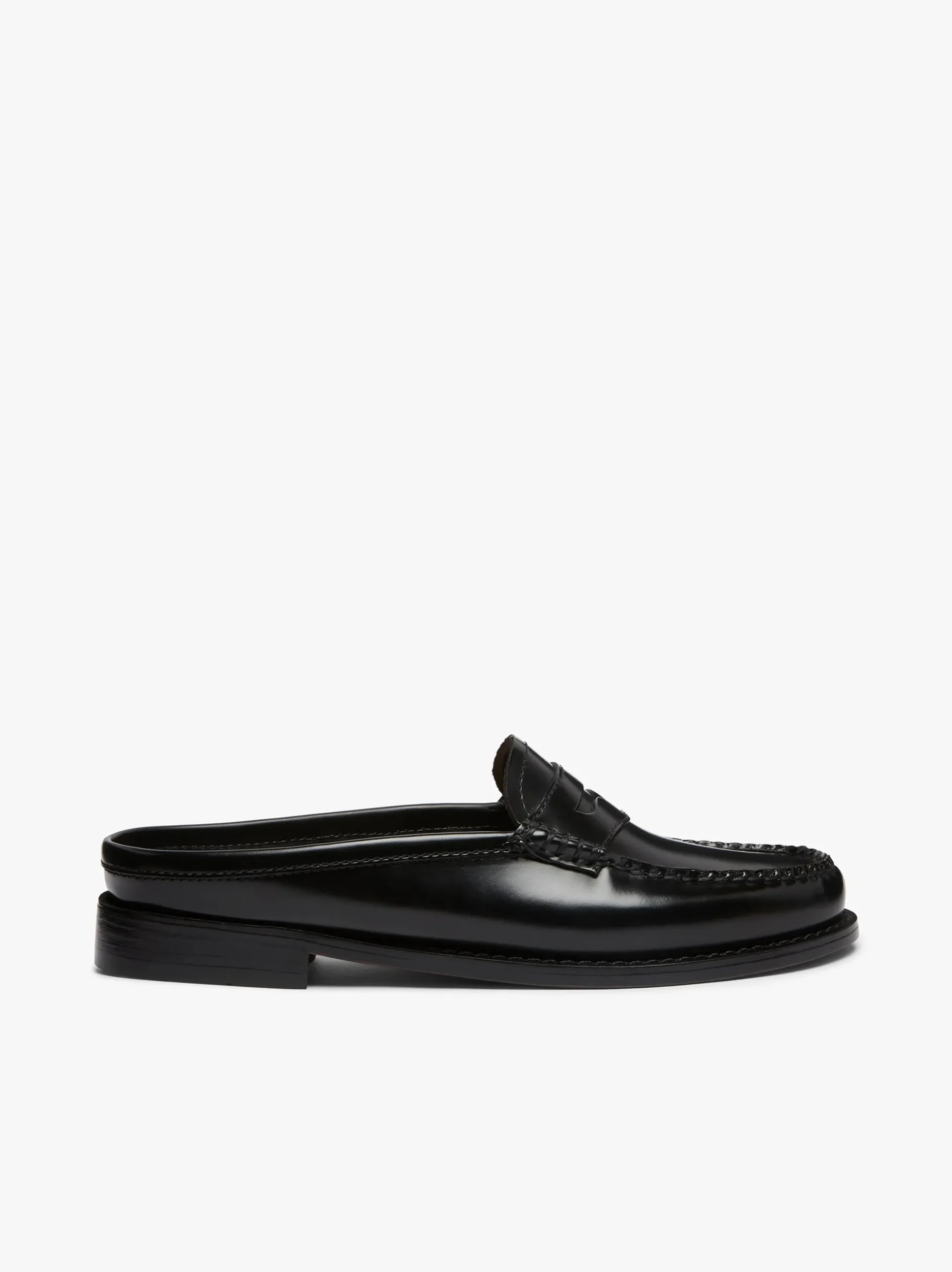 G.H.BASS Weejuns Penny Slides Leather Black
