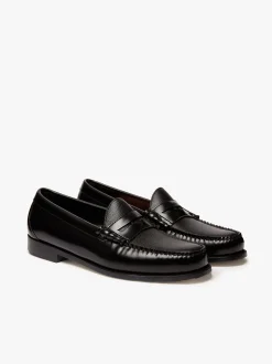 Best G.H.BASS Weejuns Reigning Champ Larson Penny Loafers leather Black