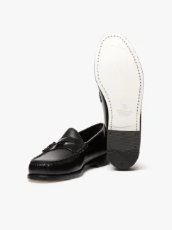 Best G.H.BASS Weejuns Reigning Champ Larson Penny Loafers leather Black