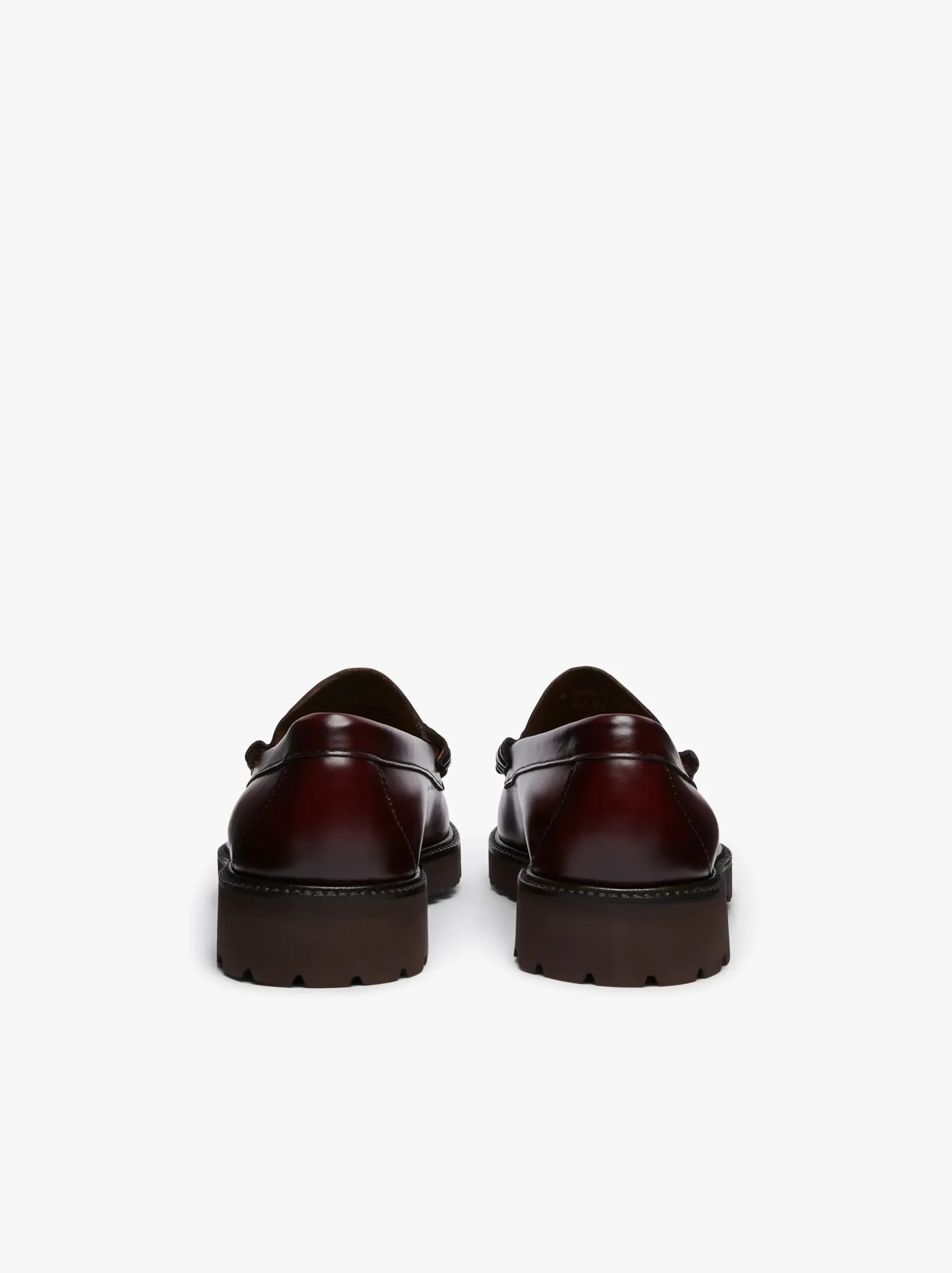 New G.H.BASS Weejuns 90s Larson Penny Loafers Leather Wine