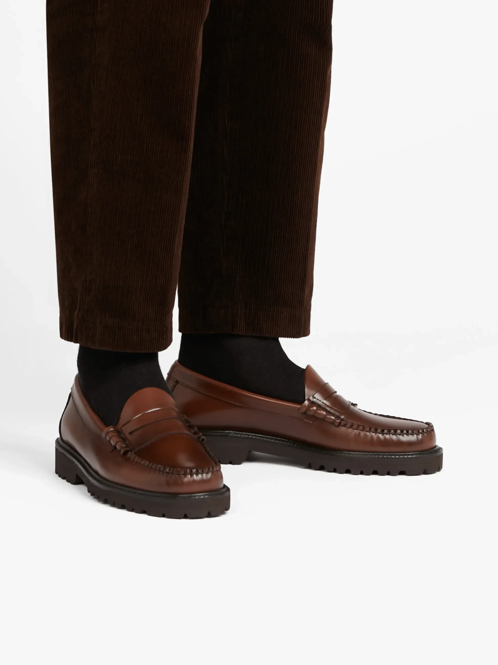 Online G.H.BASS Weejuns 90s Larson Penny Loafers Leather Brown