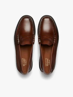 Online G.H.BASS Weejuns 90s Larson Penny Loafers Leather Brown