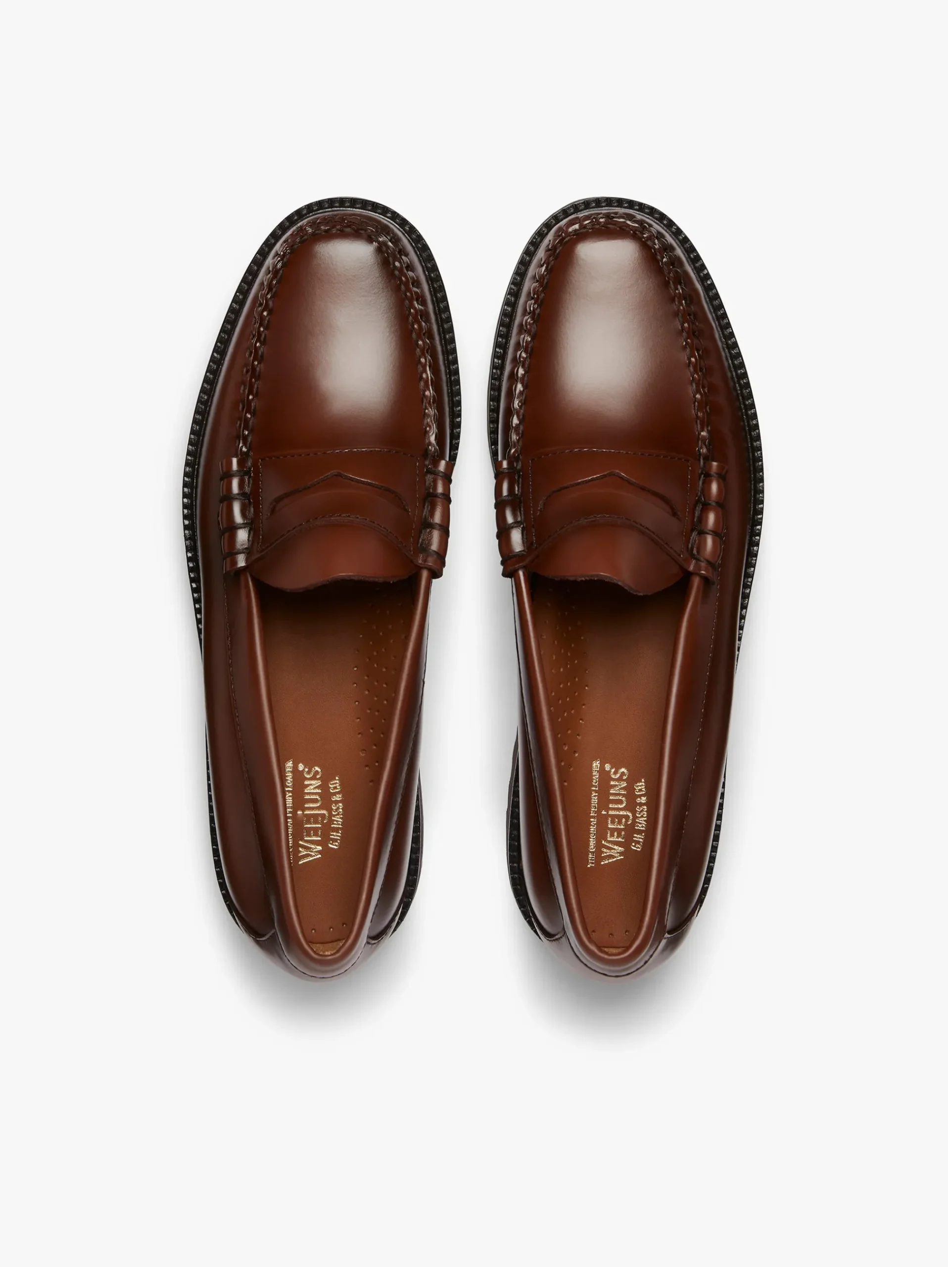 Online G.H.BASS Weejuns 90s Larson Penny Loafers Leather Brown