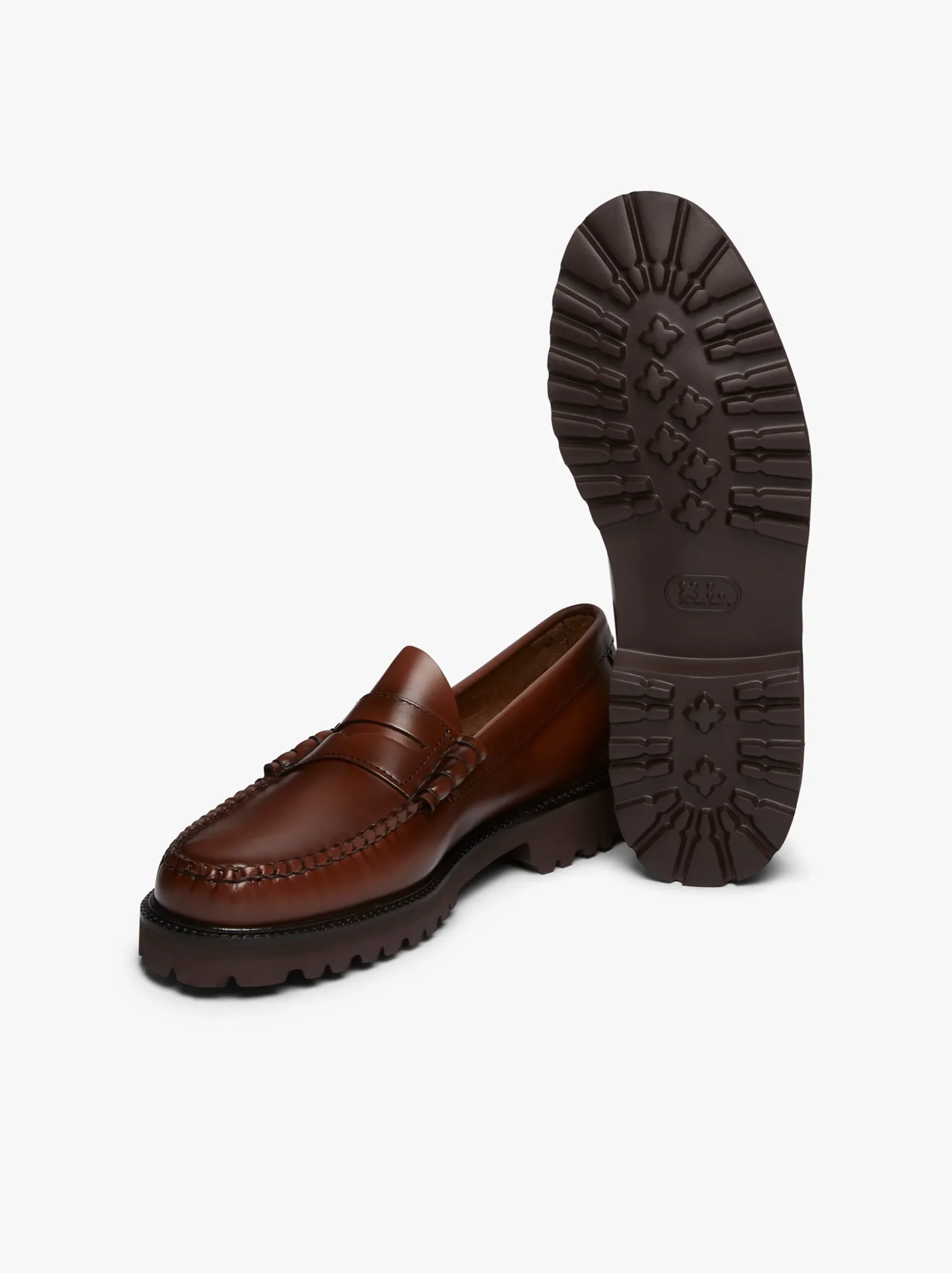 Online G.H.BASS Weejuns 90s Larson Penny Loafers Leather Brown