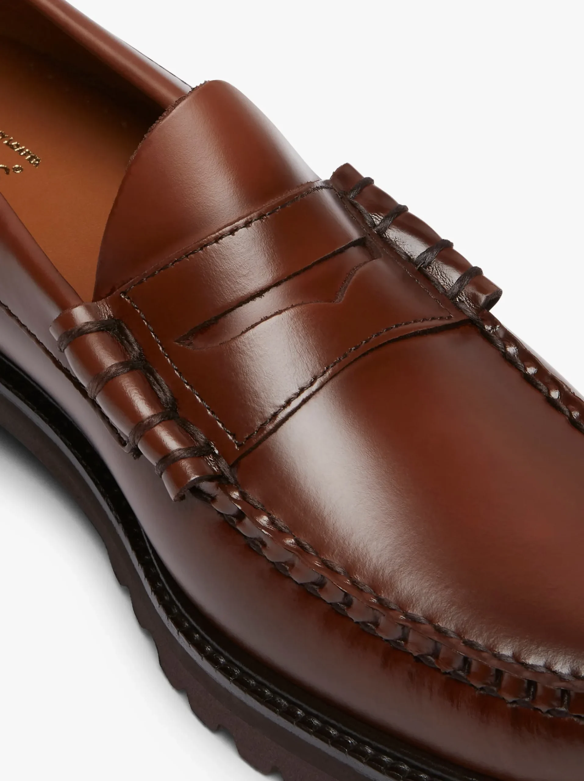 Online G.H.BASS Weejuns 90s Larson Penny Loafers Leather Brown