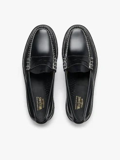 Clearance G.H.BASS Weejuns 90s Larson Penny Loafers Leather Black
