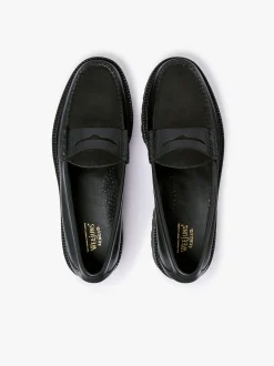 New G.H.BASS Weejuns 90s Larson Penny Loafers Leather Black
