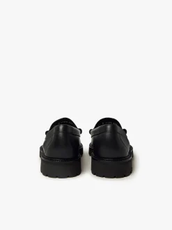New G.H.BASS Weejuns 90s Larson Penny Loafers Leather Black