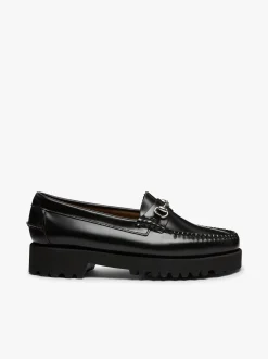 Outlet G.H.BASS Weejuns 90s Lianna Horsebit Loafers Leather Black