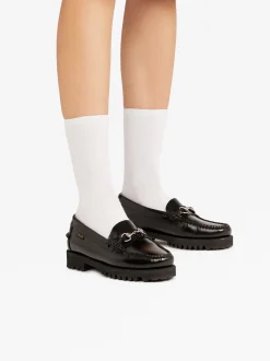 Outlet G.H.BASS Weejuns 90s Lianna Horsebit Loafers Leather Black
