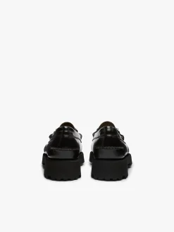 Outlet G.H.BASS Weejuns 90s Lianna Horsebit Loafers Leather Black