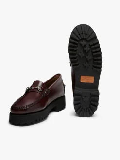 Online G.H.BASS Weejuns 90s Lianna Horsebit Loafers Leather Wine