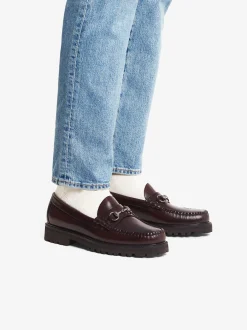 G.H.BASS Weejuns 90s Lincoln Horsebit Loafers Leather Wine