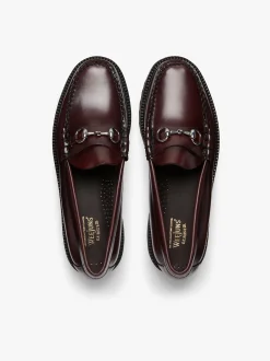 G.H.BASS Weejuns 90s Lincoln Horsebit Loafers Leather Wine