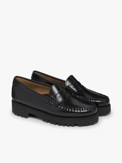 Outlet G.H.BASS Weejuns 90s Penny Loafers Leather Black
