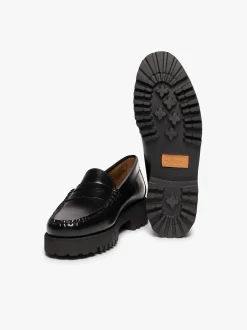 Outlet G.H.BASS Weejuns 90s Penny Loafers Leather Black