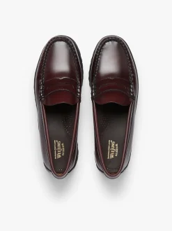 Clearance G.H.BASS Weejuns 90s Penny Loafers Leather Wine