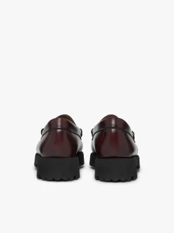 Clearance G.H.BASS Weejuns 90s Penny Loafers Leather Wine