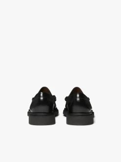 Discount G.H.BASS Weejuns Step Larson Penny Loafers Leather Black