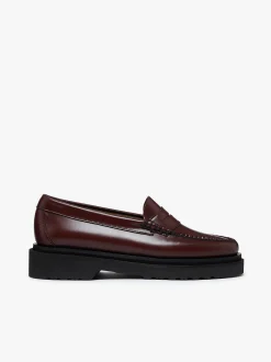 Online G.H.BASS Weejuns Step Penny Loafers Leather Wine