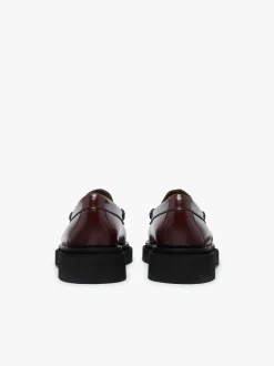 Online G.H.BASS Weejuns Step Penny Loafers Leather Wine