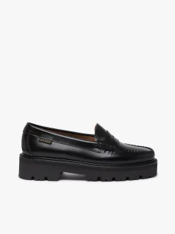 Online G.H.BASS Weejuns Super Lug Penny Loafers Leather Black