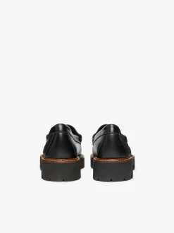 Discount G.H.BASS Weejuns Super Lug Whitney Penny Loafers Leather Black